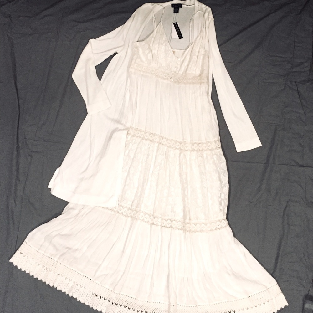 Maxi Dress Cardigan Set